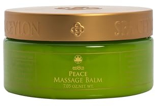 SPA CEYLON PEACE – Massagebalsam mit Lemongrass, Kokos & Sojaöl, lockert verspannte Muskeln & beruhigt die Sinne, ideal für Massagen, ayurvedisch & vegan, 200 g