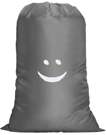 Flintronic Wäschesack Für Reise, Wasserdicht, Große Kapazität Schmutzwäsche Wäschesammler, Aufbewahrungstasche Wäschebehälter, 61x91 cm (Grau)