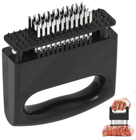 Ago da carne sfuso, ago da bistecca, batticarne per uso domestico, carne, strumento da cucina a 48 pin, battitore in acciaio inox per manzo, Turchia
