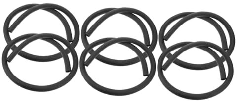 HOMSFOU 6 Stk Isolationsbaumwolle Isolierung Von Wasserleitungen Rohrisolierabdeckungen Für Den Außenbereich Rohrisolierung Isolierrohrabdeckungen Isolierrohrhülse Black Gummi