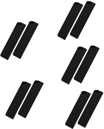 OKUMEYR Protector Cuchillo 10 Piezas Set De Vaina De Corte Vainas De Corte Falda Funda Para Juegos De Protector De Corte De Viaje Cubiertas De Corte Aire Flocado Black