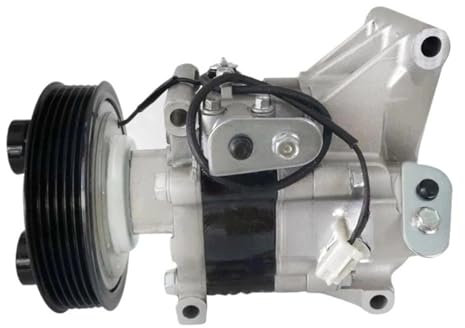MDFCJHS Compresor de Aire Acondicionado automático, Compatible con Bomba de compresor de Aire for Coche Mazda 2 2010 2011 2012 V09A1AA4AK D651-61-K00C D65161450G D65161450H