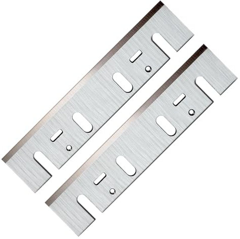 Hookurity 1804N Lame for pialla in Legno HSS Lama for pialla elettrica Accessori for Utensili elettrici di Ricambio for - Set da 2