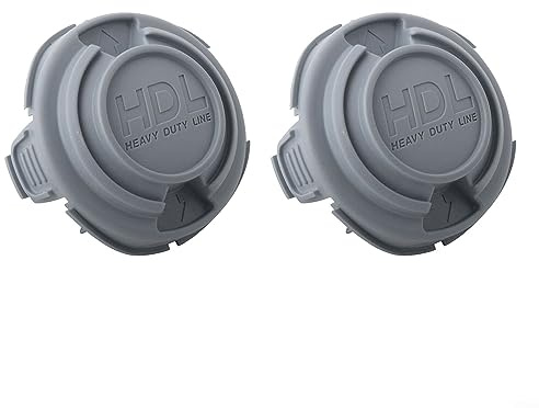 HpLive 2pcs Gray Spool Cover for Black & Decker STC5433 STC5433PC Replacement Parts for Edge