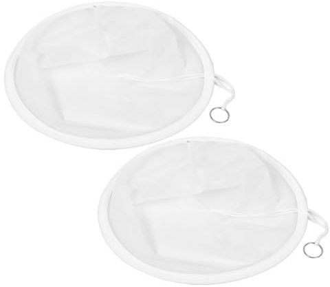 Filtre à Miel Conique 2 Pièces en Nylon 150 Mailles Cordon