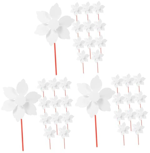 Milisten 36pièces Pinwheels Kit à Peindre Pour Matériel De Décoration Papier Pour Activités Manuelles Et Graffiti