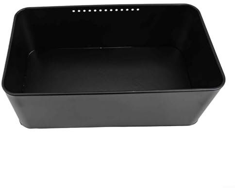 UTTASU Boîte à pain minimaliste avec couvercle en bois pour garder les pâtisseries fraîches et accessibles (noir)