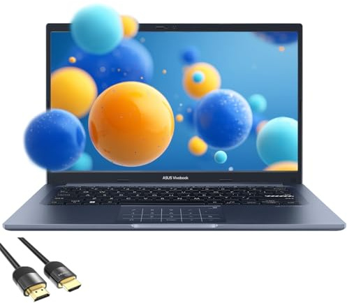 ASUS Vivobook 14 14 FHD Laptop, 13th Gen Intel Core i3 Processor, 40GB RAM, 2TB SSD, Intel UHD Graphics, NumberPad, Privacy Camera, PDG HDMI Cable, US Version KB, Win 11 Pro