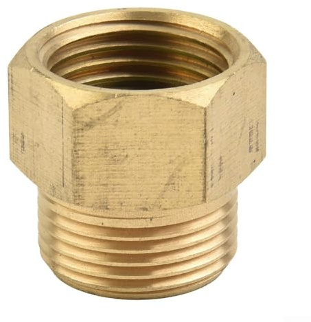 babominimer Adattatore per idropulitrice in ottone M22 x 1,5, connettore metrico femmina, filettatura G1/2, adatto per idropulitrice ad alta pressione da 400 bar