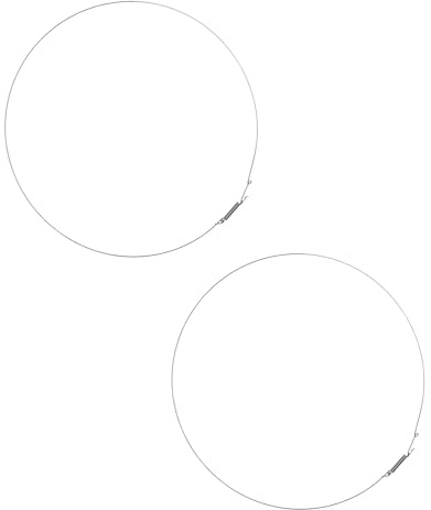 2Pcs ACA56078801 Washer Door Gasket Boot Seal Retaining Ring Compatible with LG Kenmore Front-Load Washing Machines,Clamp Assembly Replace AP4998833 AH3530864 EA3530864 PS3530864 etc.