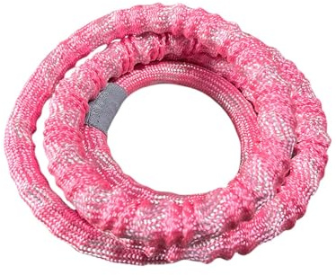 JISADER Aro de Fitness Aro para Cintura Círculo de Entrenamiento Accesorio Plegable Ponderado con Rotación Silenciosa Adecuado para Mujeres Y Hombres para Ton, Rosa