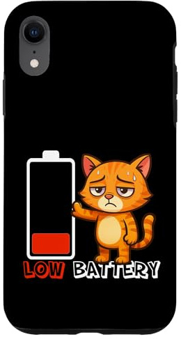 Batterie Faible, il n'y a Rien à Faire, zéro énergie Coque pour iPhone XR