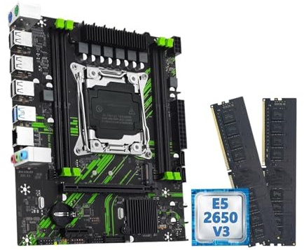 Kit scheda madre X99 PR9 LGA 2011-3 Set CPU Xeon E5 2650 V3 e DDR4 16 GB (2 * 8 GB) Combo opzionale usb3.0(Motherboard+CPU+RAM)