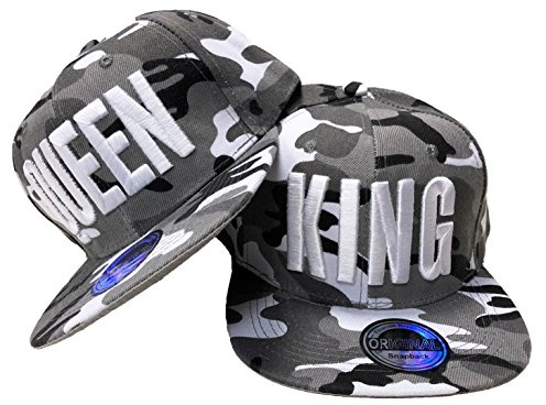 JameStyle26 Mr. & Mrs. Snapback Set USA Cap Kappe Basecap Mütze Trucker Cappy Kult Partner Look