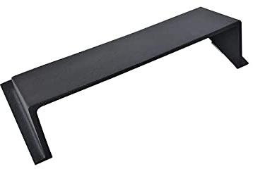 PRIMA Decorative Hardware Floor Vent Air Deflector/Diverter 4x10 – Modern Design, Heavy Duty, Cast Aluminum Air Vent Deflectors - Rust Free, Powder Coated Finish ‎Floor Vent Deflectors - Black