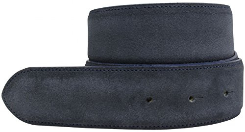 BELTINGER Gürtel aus Veloursleder ohne Schnalle 4 cm | Velour-Ledergürtel für Damen Herren 40mm | Wildleder-Gürtel 4cm