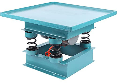 LYKD Vibreur pour béton, Table vibrante pour béton 0,55 KW, 2860 Fois/Min Vibrateur à Plaque Plate pour béton Machine vibrante Ressort épais pour éliminer Les Bulles d'air