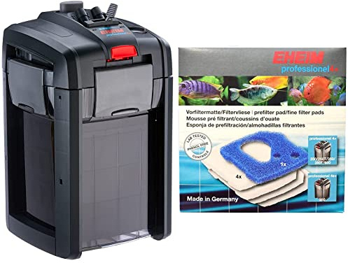 Eheim Pro4 + 350 Filtro para acuarios 1050 L/h < 350 L & 2617710 - Set de Espuma de filtración + 4 Cojines de guata para acuariofilia