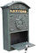 ADITAM Heavy Duty Wall Mount Mailboxes,Vintage Decorative Cast Iron Letter Box for Home Office Indoor Outdoor Entryway Gate Decoration Double the comfort