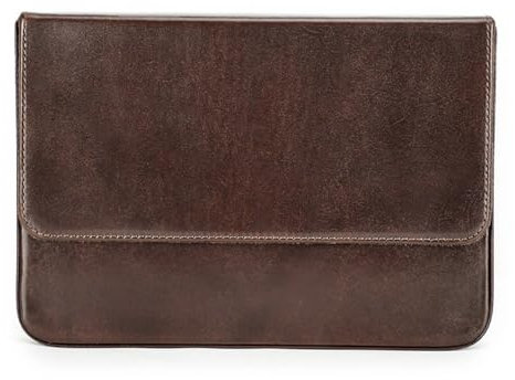 DONGKER Leder Füllhalterbox, Füllhalteretui Aufbewahrungsbox für 12 Stifte, Tragbare Stift-Box mit Verstecktem Magnetischem und Trennschlitz für Stifte