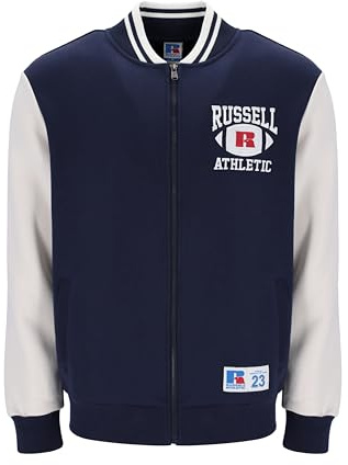 Russell Athletic Bomber Ty sportjacka för män, marinblå