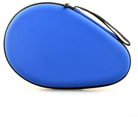 EVA Tischtennis-Tasche, wasserdichte Schlägerhülle, stoßfest, tragbar (1 blau)