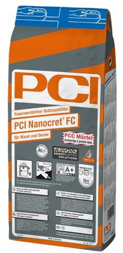 PCI Nanocret FC 5 kg Faserverstärkter Betonspachtel für Wand und Decke Sika