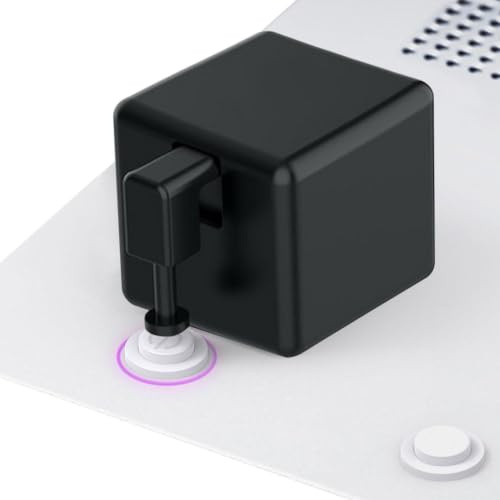 Pulsante interruttore intelligente, pulsante interruttore intelligente Bot,Pulsante intelligente - Fingerbot wireless intelligente, app wireless e controllo timer, nessun interruttore di cablag