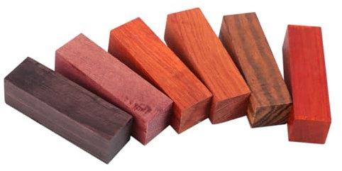 WATIIFUFU 6stücke Stabilisierte Holzstifte Unbearbeitete Stifte Bastelmaterial Für -projekte Einzigartige Holzmaserung Für Kunst Und Handwerk