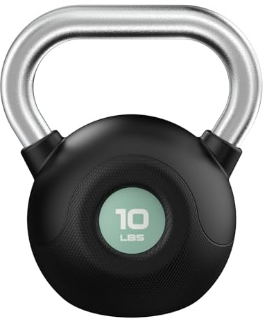 WINNOW kettlebells Strength Training Anti-Slip Grip Kettlebells Weight Set for Full Body Workout, Home Gym (10lb Green)