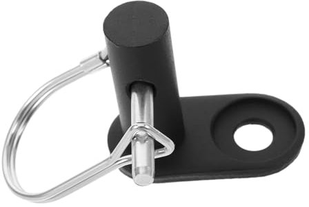 DECOMELODY Fahrradanhänger Kupplung Adapter Aus Carbonstahl Stabile Praktische Anhängerkupplung Zubehör Für Junge Mädchen Haustrailer Einfache Montage Kompatibel Mit Meisten Fahrrädern Schwar