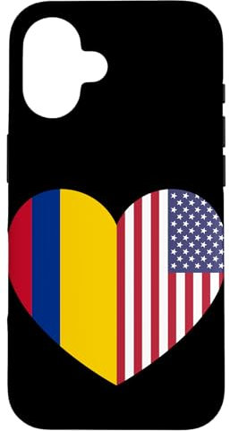 Colombia and USA Flags: United in Friendship and Pride Hülle für iPhone 16