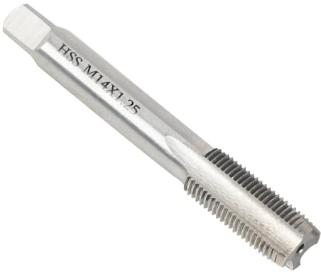 Taraud Machine Métrique HSS,Tarauds à Fileter Rainure Droite Pour Trou Traversant Outil De Taraudage(M14x1.25mm)