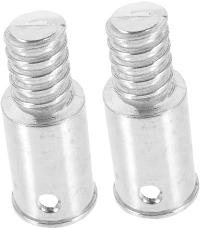 HAWILLOSCH 2pcs Telescopic Rod Connector Metal Threaded Adapter for Broom Handle Extension Pole Replacement Tip for Mop Household Cleaning Tools