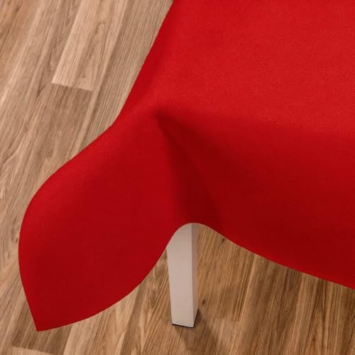 Galeone - Biancheria e Tessuti | Mollettone Tavolo Rettangolare [ANTIURTO, ANTISCIVOLO] Mollettone Gommato Tavolo, Tovaglia Copritavolo Gommato Antimacchia, Panno Rosso da Gioco 140X230