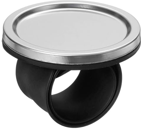 QUARKZMAN Bracciale Magnetica Portaspilli Cerchio Polso Cuscino per Spilli Fascia in Silicone per Cucire Trapuntare Nero