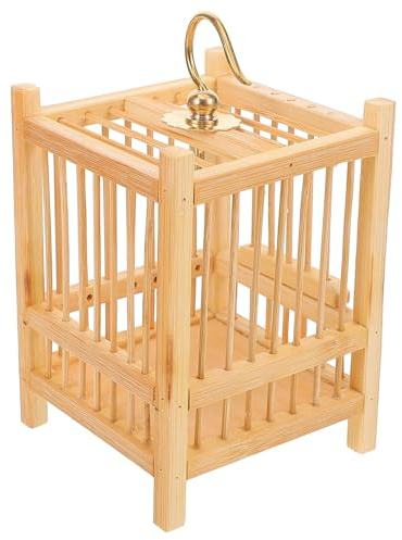 GATHINESS Gabbia Quadrata Design Riutilizzabile per Cavallette e Grilli in bambù Facile da Usare per Ragazzo Ragazza e Allevamento Piccolo