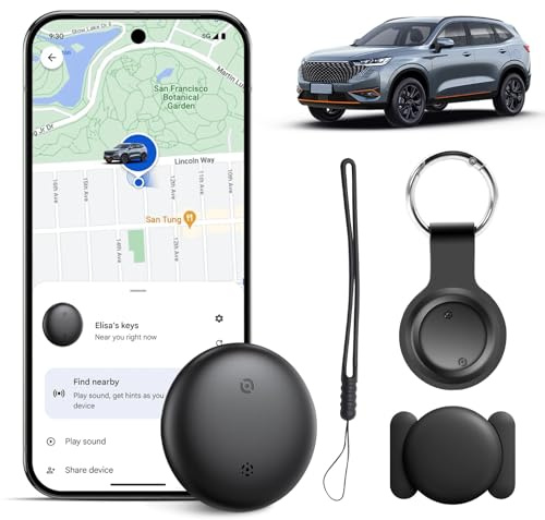 Rastreador GPS para coche, localizador de objetos sin suscripción ni tarjeta SIM, compatible con iOS y Android, rastreo antipérdida en Echtzeit, cobertura global, discreta para coche