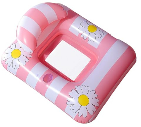Uppblåsbar Vattenhängmatta PVC Flytande Loungestol Tryckt Poolmadrass Avslappnande Sommarplats Semester Strandtillbehör Lätt Portabel 98x86cm