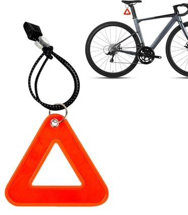 Reflector Pendants Triangle High Visibility Cycling Gear | Reflective Strips for Camping Outdoor Running Commuting Hiking Night