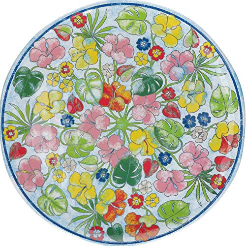 Thun Rose & Tulipani - Vassoio Rotondo in Gift Box - Arredo Casa, Cucina - Linea Aloha - Idea Regalo - Melamina - Ø 42; h 2 cm