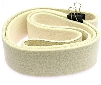 Banda de lijado de fieltro de lana de 1 pieza 686/1220/1829/2000 x 50 mm para esmalte de espejo de tubería de acero inoxidable