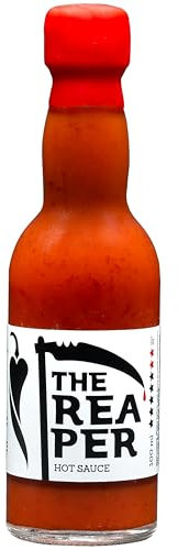 The Reaper 100 ml – Sauce Piquante Carolina Reaper Extrême – 96.581 SHU – Fermentée & Vegan – Style Louisiana – Pour Vrais Amateurs de Piment