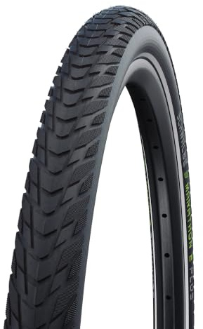 Schwalbe Marathon E-Plus Fahrradreifen – unplattbar Reifen 28 Zoll / 27.5 Zoll – Speziell für E-Bikes – Pedelecs bis 25 km/h und S-Pedelecs