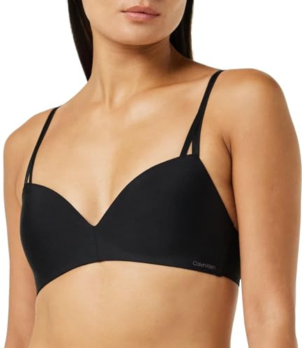 Calvin Klein Women’s Lift Stretch Demi Cup Bra, Black (Black), 34E