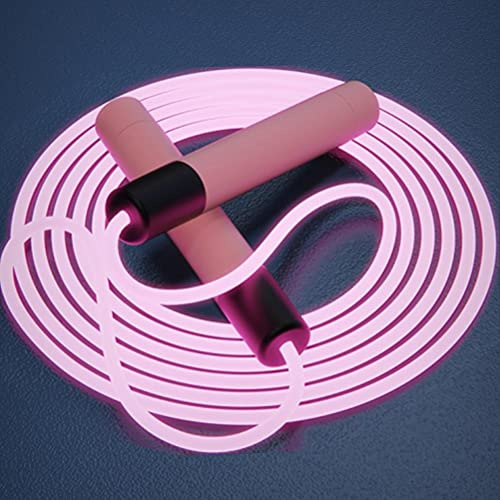 Asotagi Leuchtendes Springseil, LED-Springseil Kinder und Erwachsene, Fitness