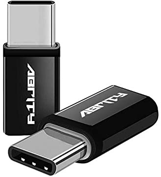 Micro USB Female to USB C Male Adapter [2 Pack], USB C to Micro USB, Micro USB to USB C adapter,Type C to Micro USB Cord for Charger converter Galaxy S7 S8 S20 Note Edge Mac Google Chromebook Nexus