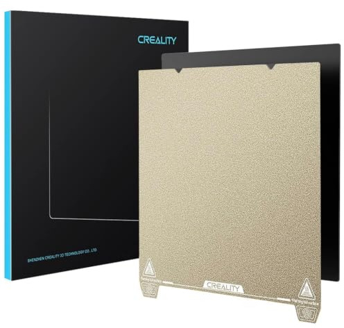 Creality Offiziell Ender 3 S1 Pro PEI Sheet 235 x 235 mm Original PEI Blatt 3D Drucker Flexibler magnetischer PEI Bauplatte für Ender 3 V3 SE/3 V3 KE/3 S1/Ender 3/Ender 5 S1/Ender 5 Pro/ K1/ CR-10 SE