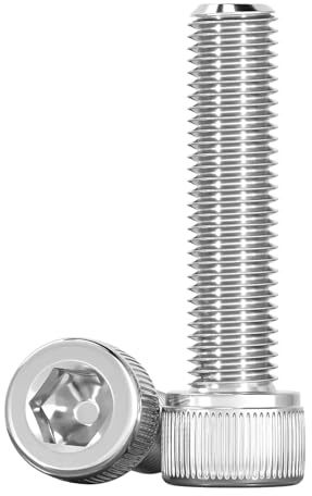 Drenky 20 Stück M5 X 30mm Zylinderschrauben mit Innensechskant DIN 912 (ISO 4762) Zylinderkopfschrauben Edelstahl A2 V2A Maschinenschrauben Innensechskantschraube