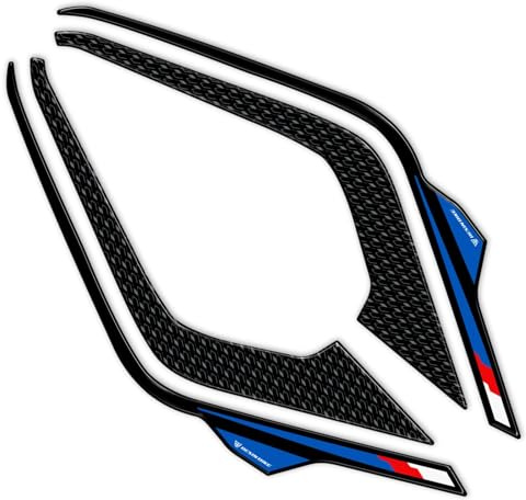 Resin Bike Motorbike 3D Stickers Compatible with BMW F 900 XR 2023-2026. Bike Rear Passenger Handles Protector from Impact and Scratches. Sticker 3D Resin Gadget Moto